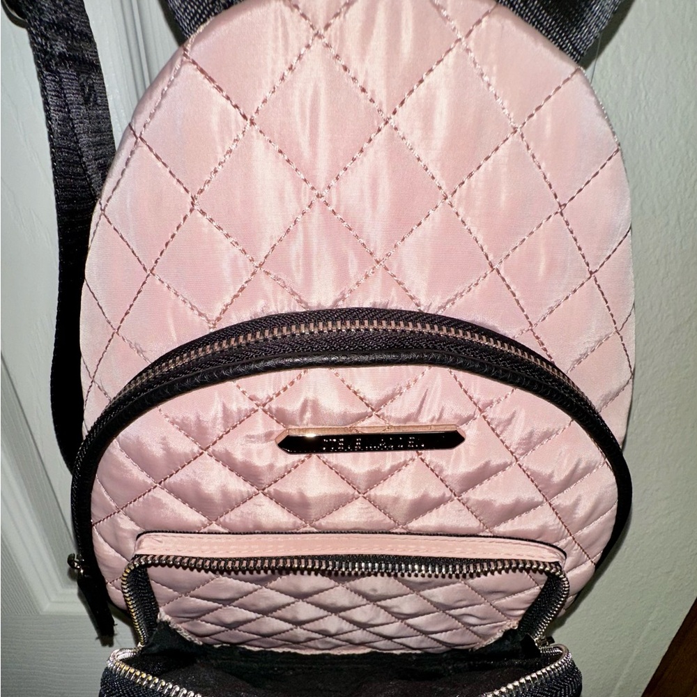 Steve Madden Blush Quilted Backpack - Picture 7 of 16